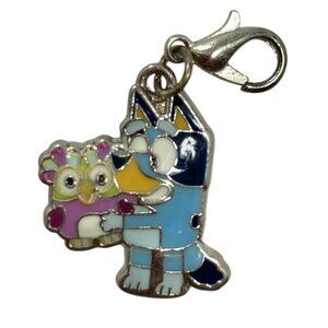 Bluey Bingo Dog Owl Clip On Charm Zipper Pull Bag Purse Ludo Studios Enamel
